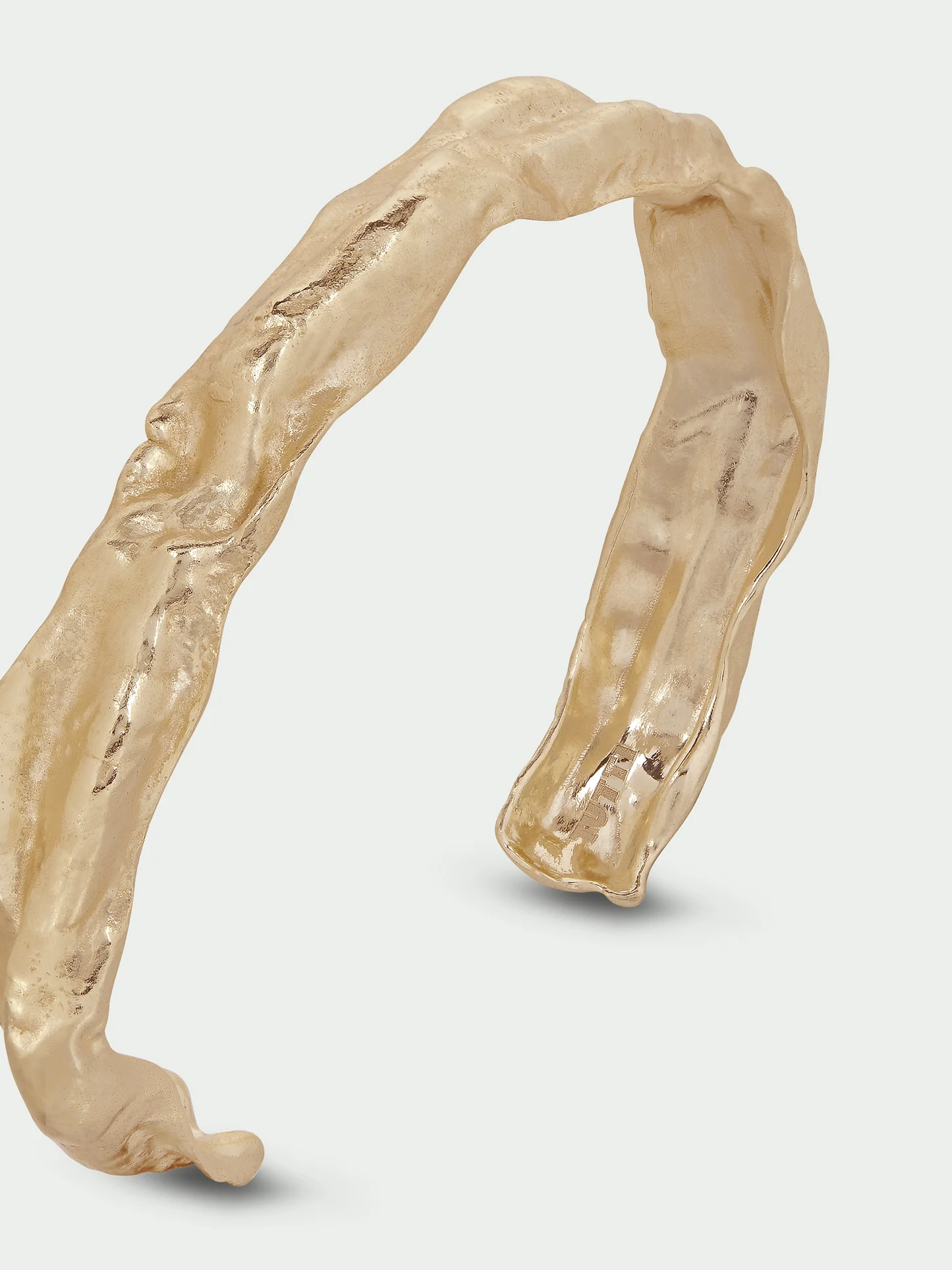 Tutti & Co Wax Bangle Gold BR746G - Image 2