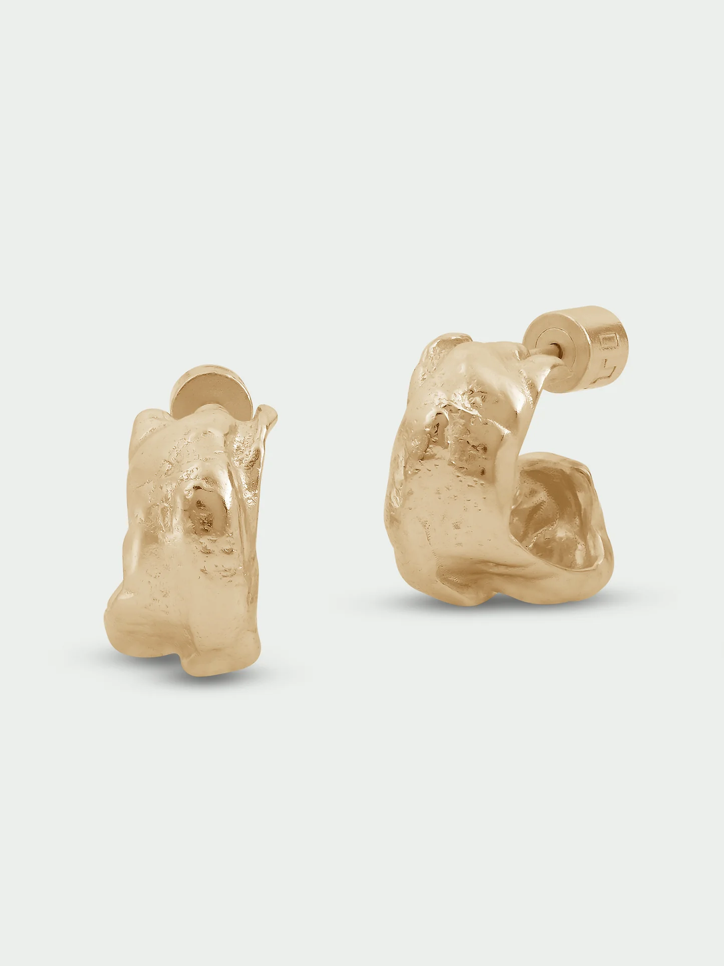 Tutti & Co Wax Earrings Gold EA789G - Image 2