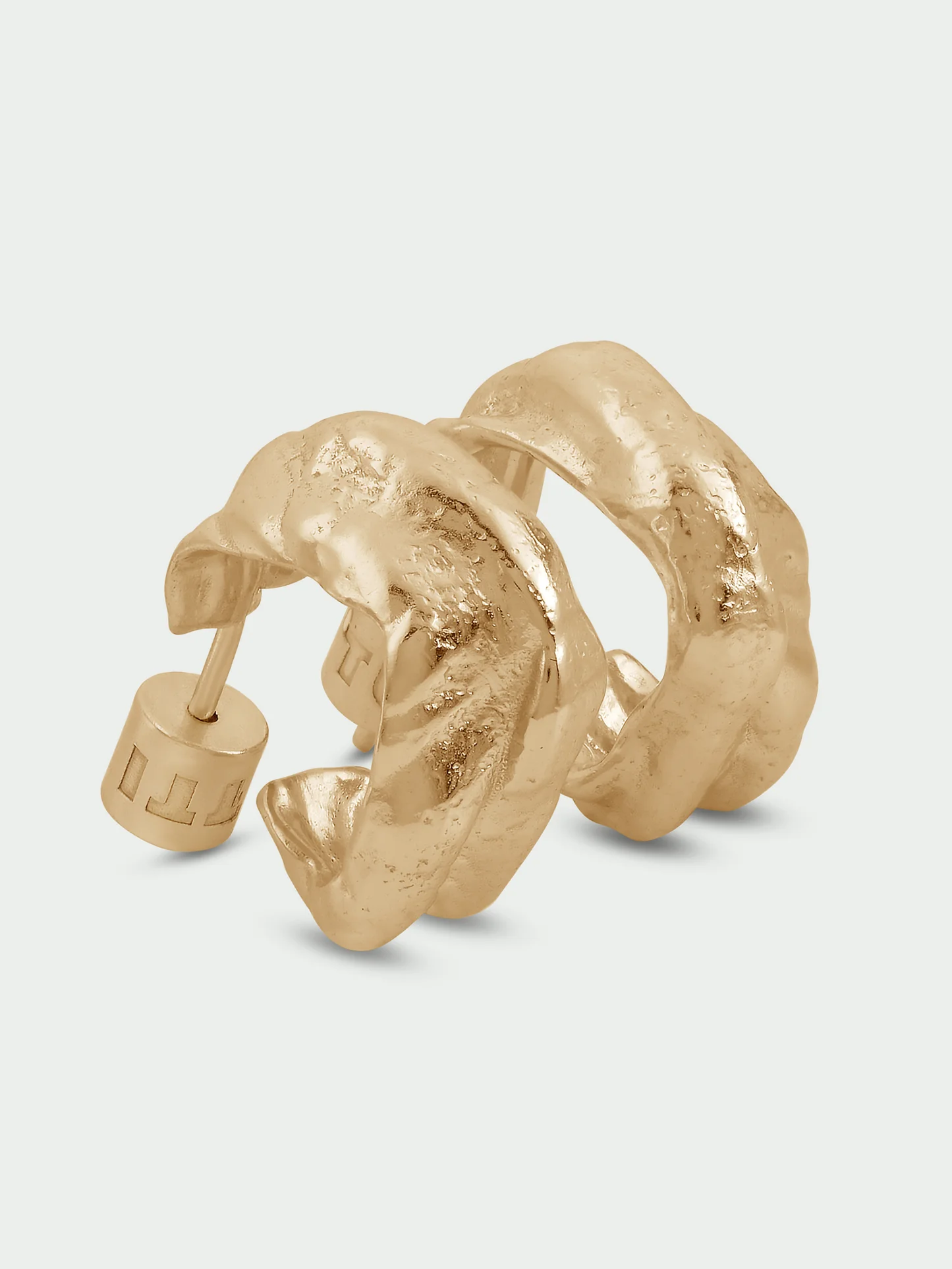 Tutti & Co Wax Earrings Gold EA789G - Image 3