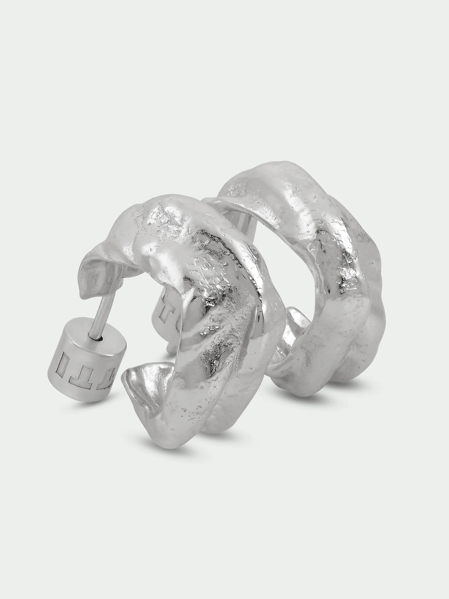 Tutti & Co Wax Earrings Silver EA789S - Image 2