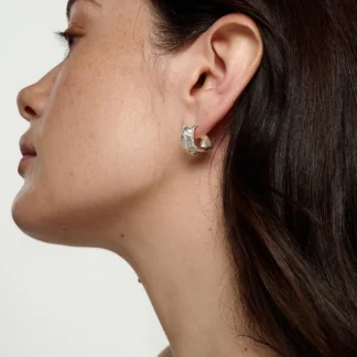 Tutti & Co Wax Earrings Silver EA789S