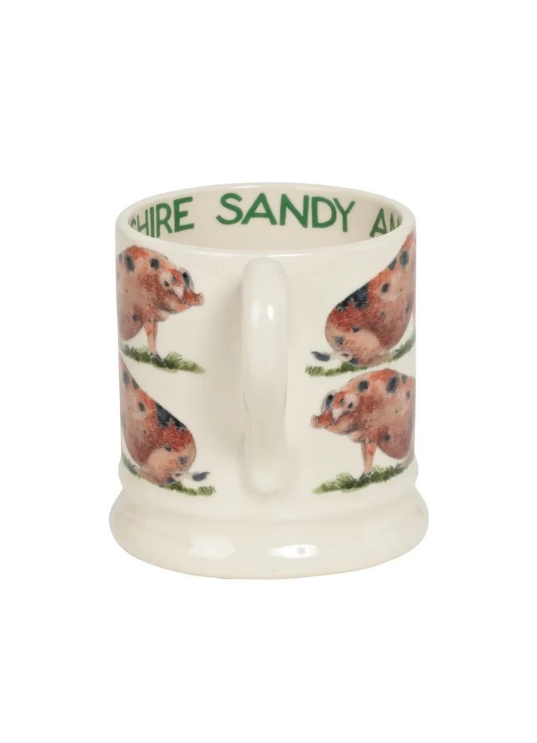 Emma Bridgewater Oxfordshire Sandy and Black Pig 1/2 Pint Mug - Image 3