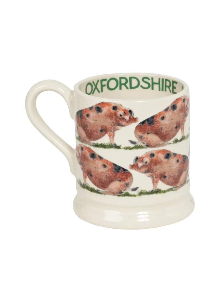 Emma Bridgewater Oxfordshire Sandy and Black Pig 1/2 Pint Mug - Image 4