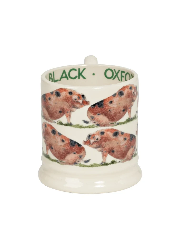 Emma Bridgewater Oxfordshire Sandy and Black Pig 1/2 Pint Mug - Image 5