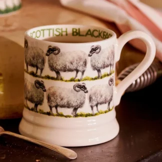 Emma Bridgewater Scottish Blackface Sheep 1/2 Pint Mug