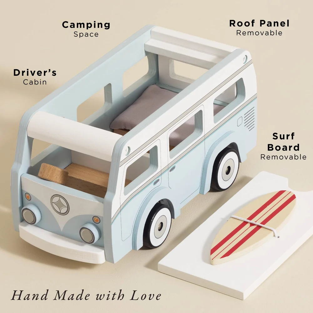 Le Toy Van Wooden Holiday Campervan - Image 3