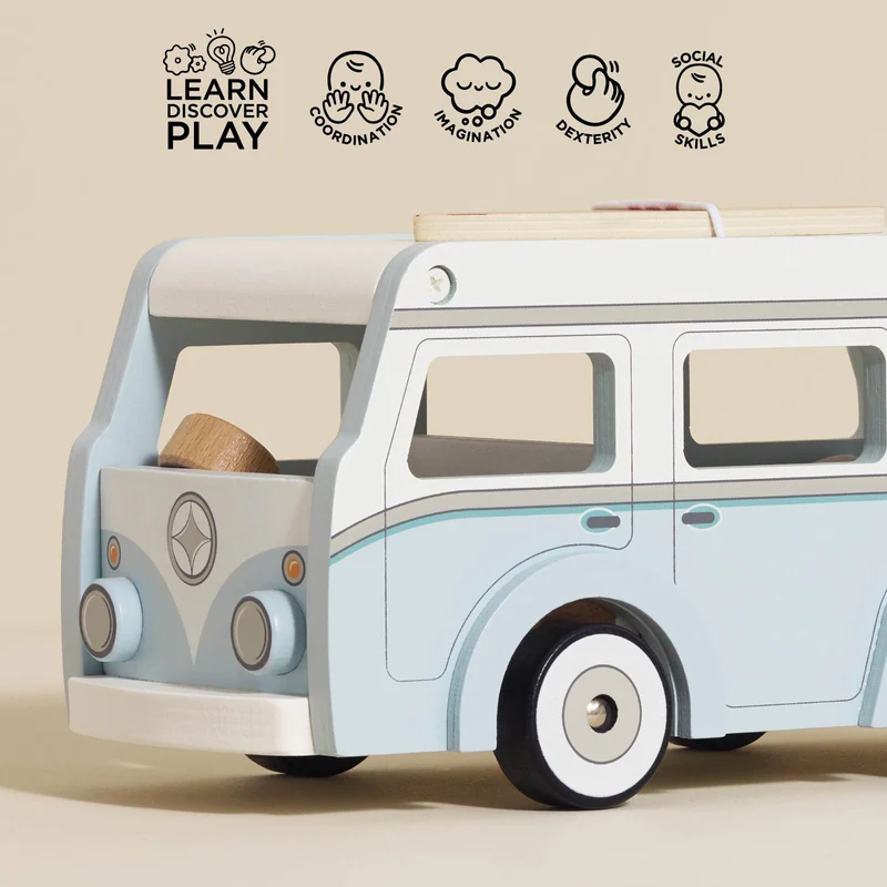 Le Toy Van Wooden Holiday Campervan - Image 4