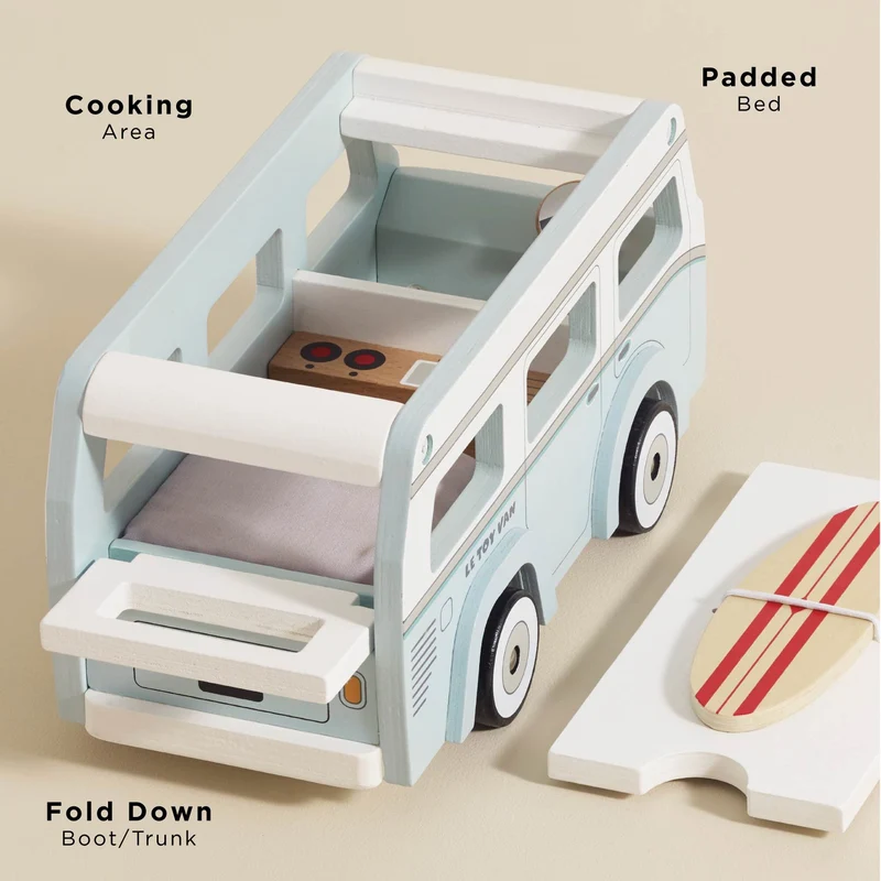 Le Toy Van Wooden Holiday Campervan - Image 5