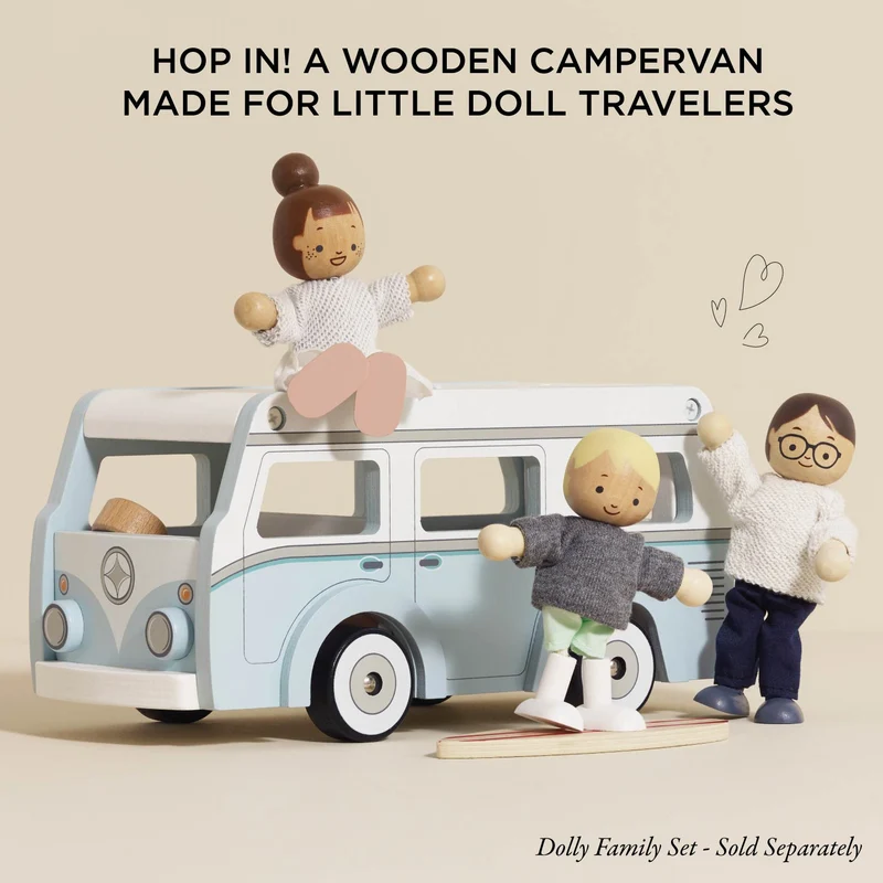 Le Toy Van Wooden Holiday Campervan - Image 6