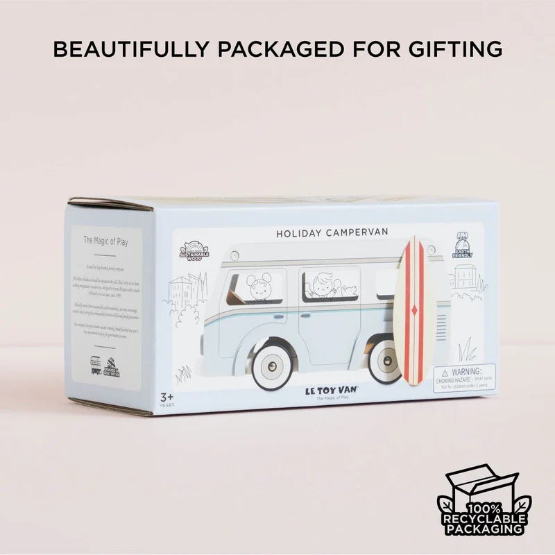 Le Toy Van Wooden Holiday Campervan - Image 8