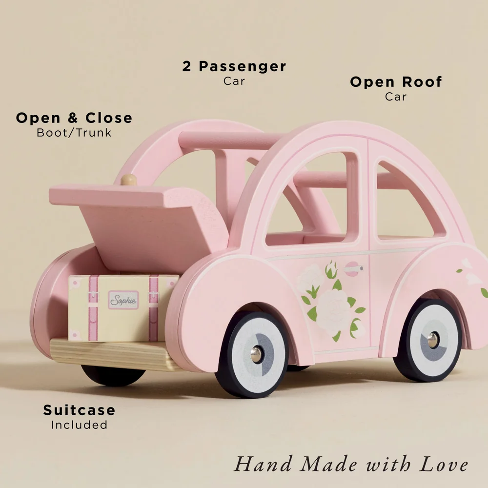 Le Toy Van Wooden Sophie's Car - Image 3