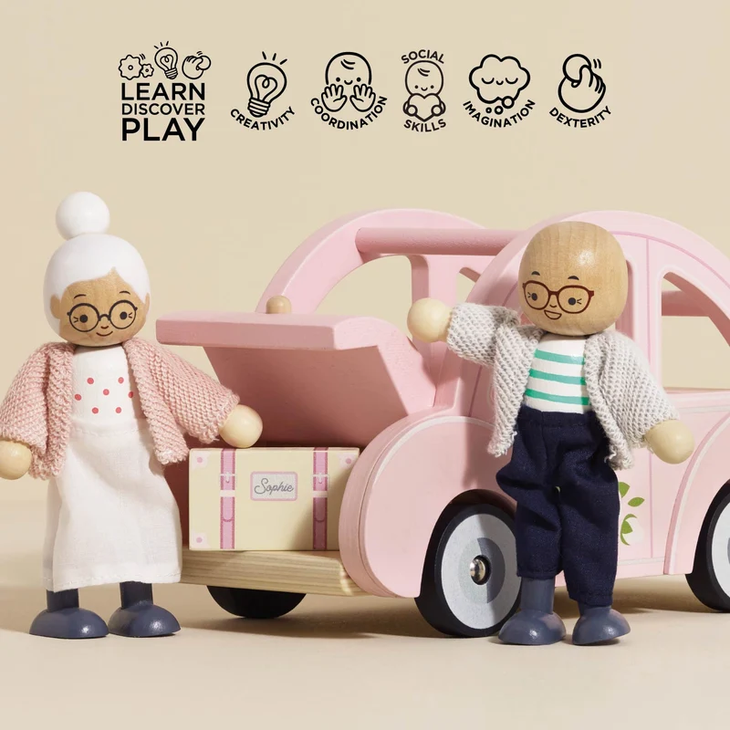 Le Toy Van Wooden Sophie's Car - Image 4