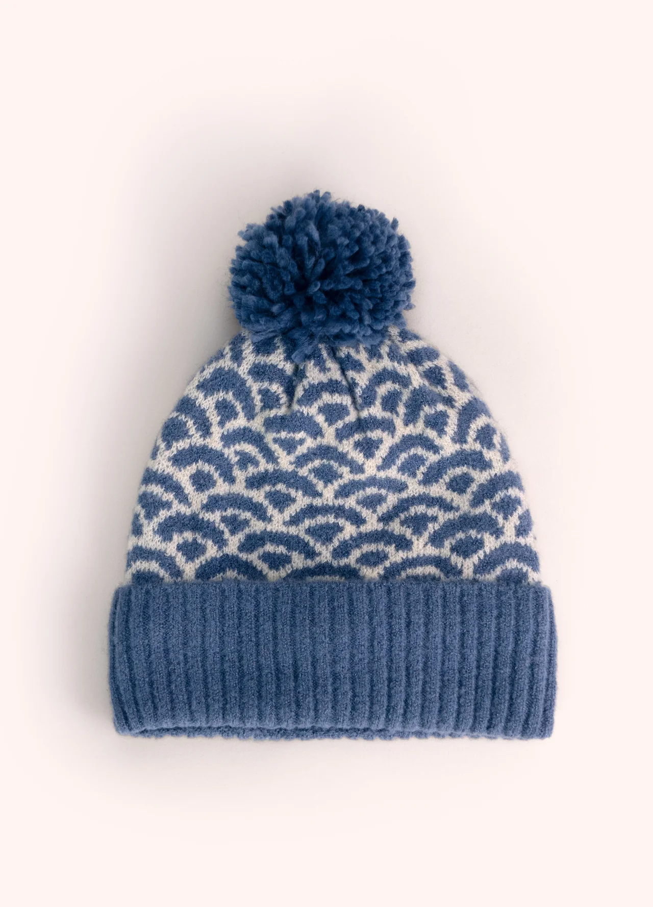 Powder Agatha Pompom Hat Denim Mix - Image 3