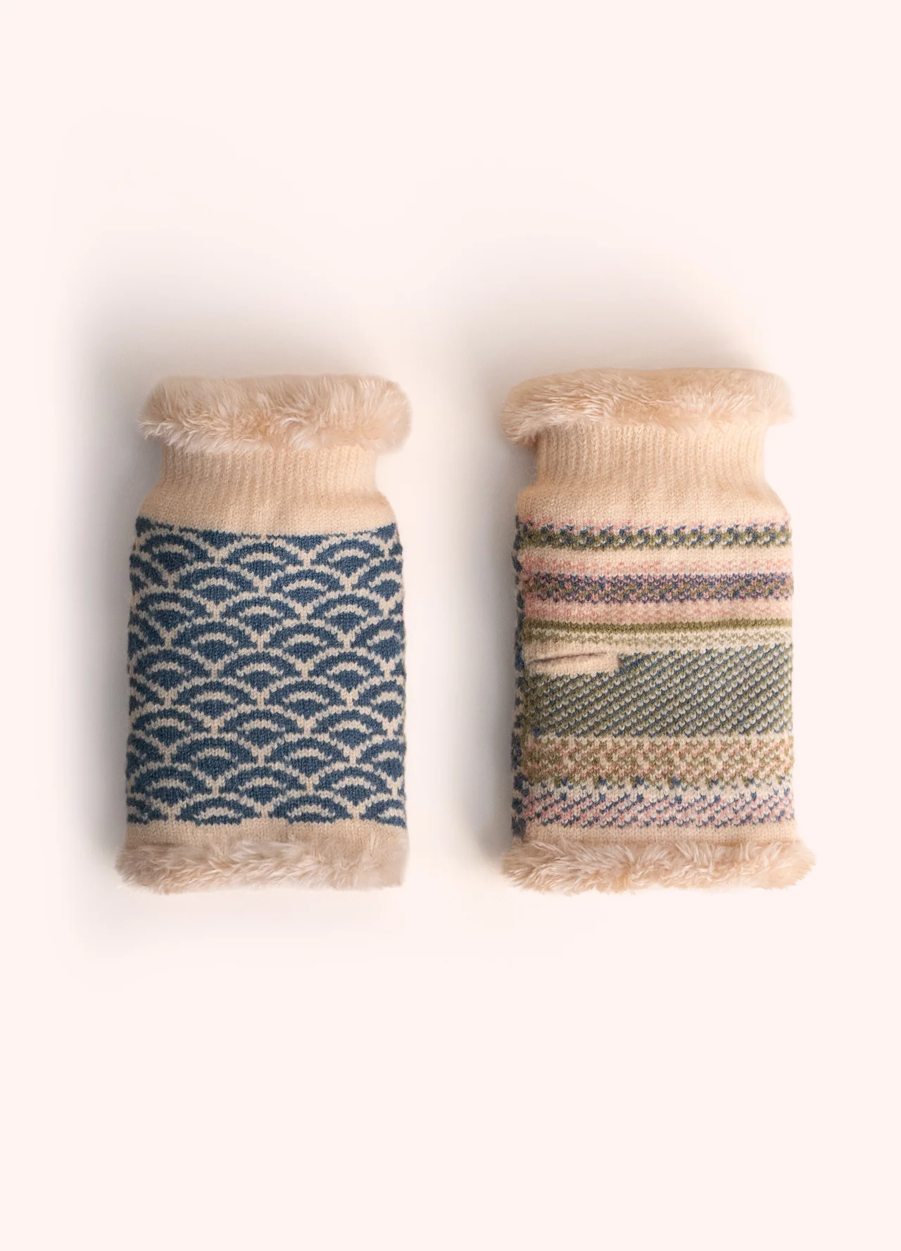Powder Agatha Wrist Warmers Denim - Image 2