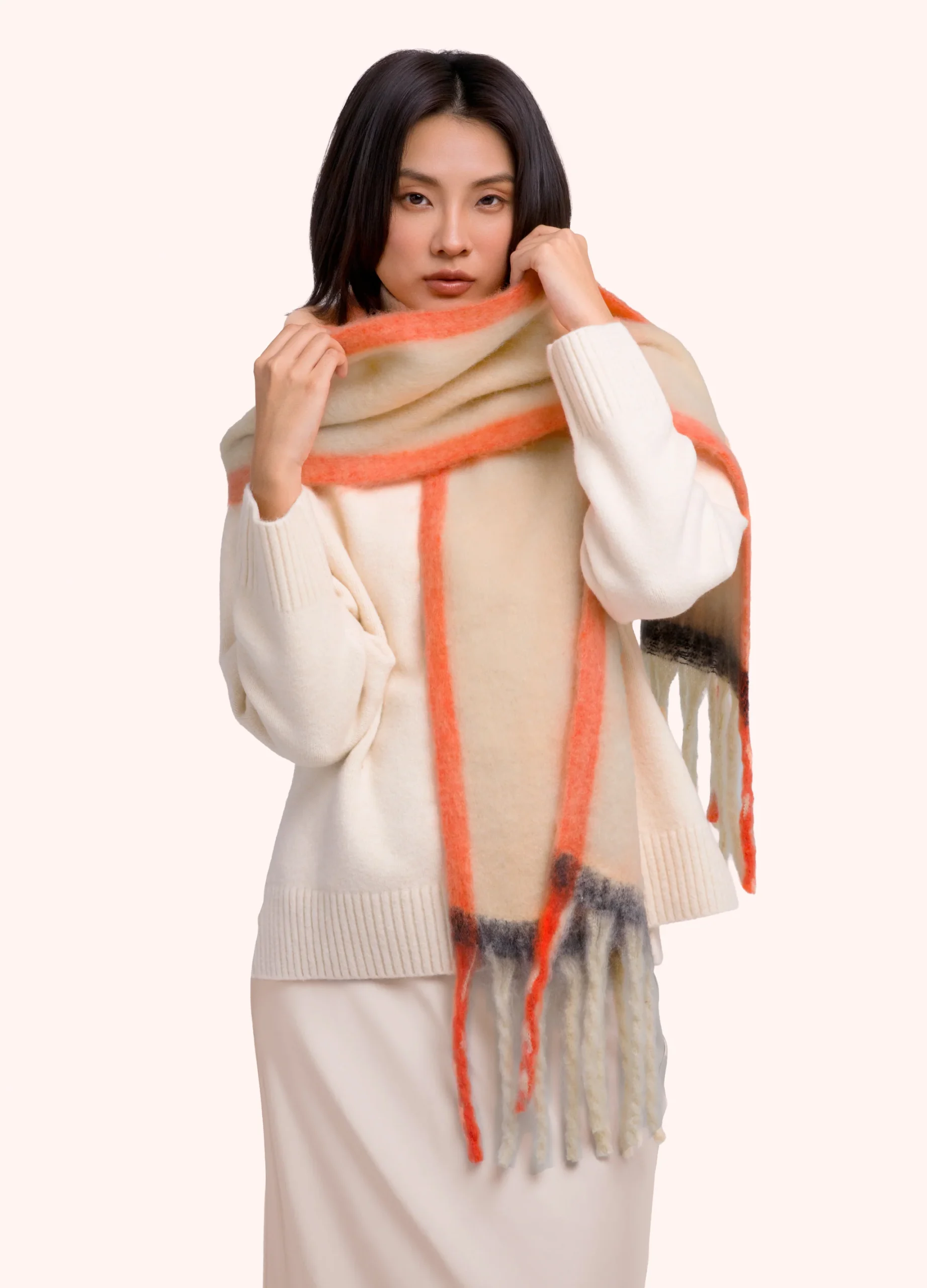 Powder at Gifted Boston Spa - Aria Scarf Peach