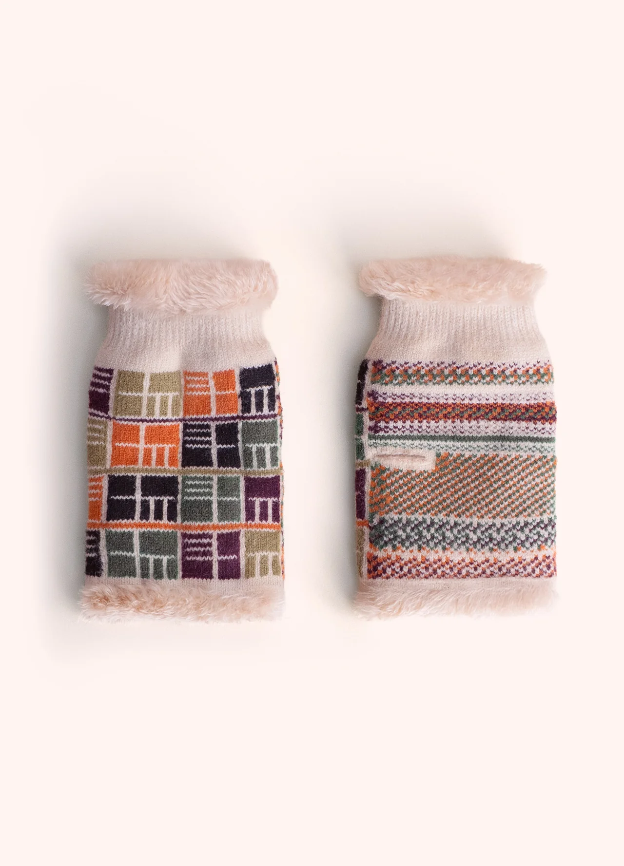Powder Dani Wrist Warmers Damson Mix - Image 2