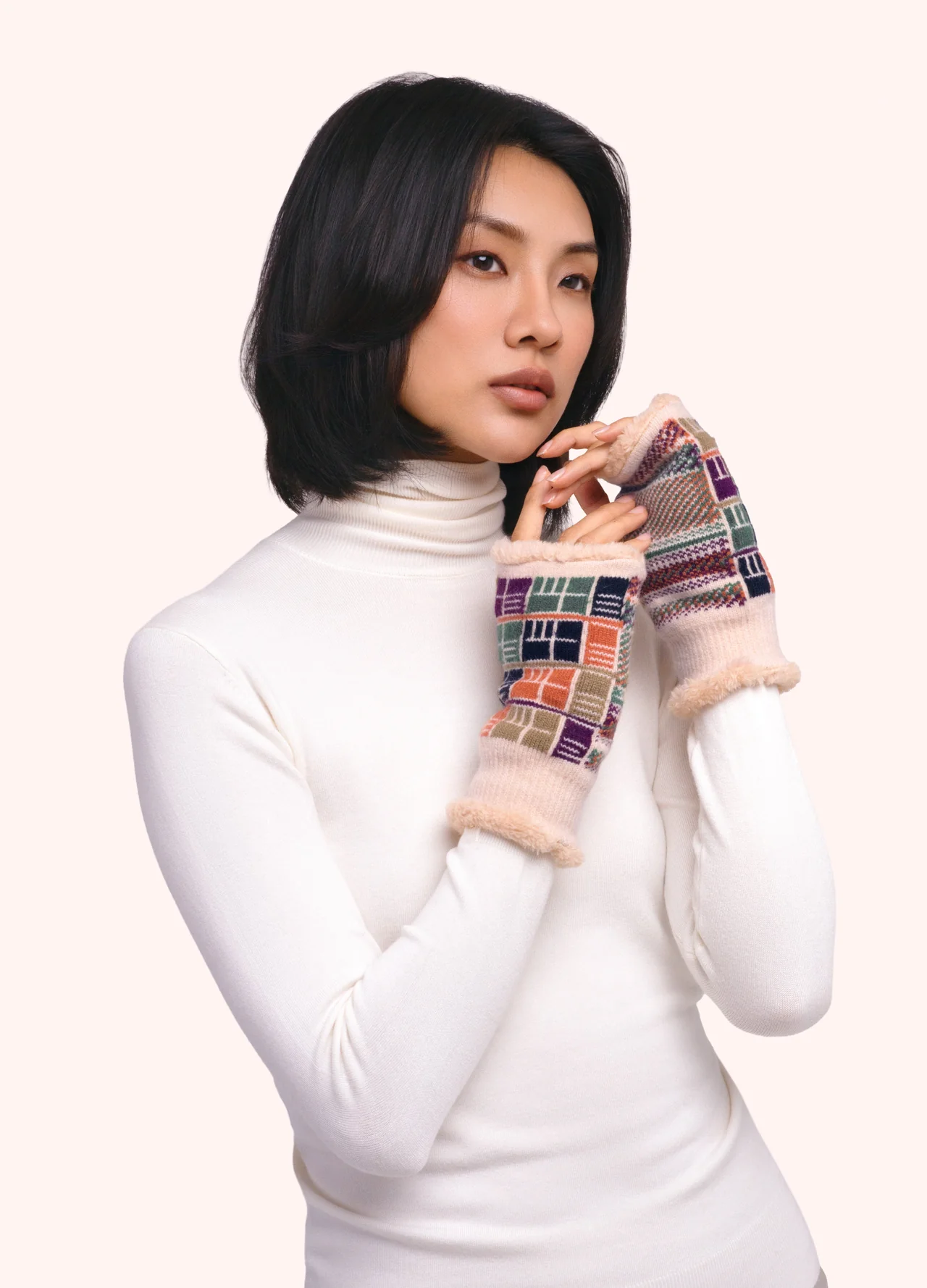 Powder at Gifted Boston Spa - Dani Wrist Warmers Damson