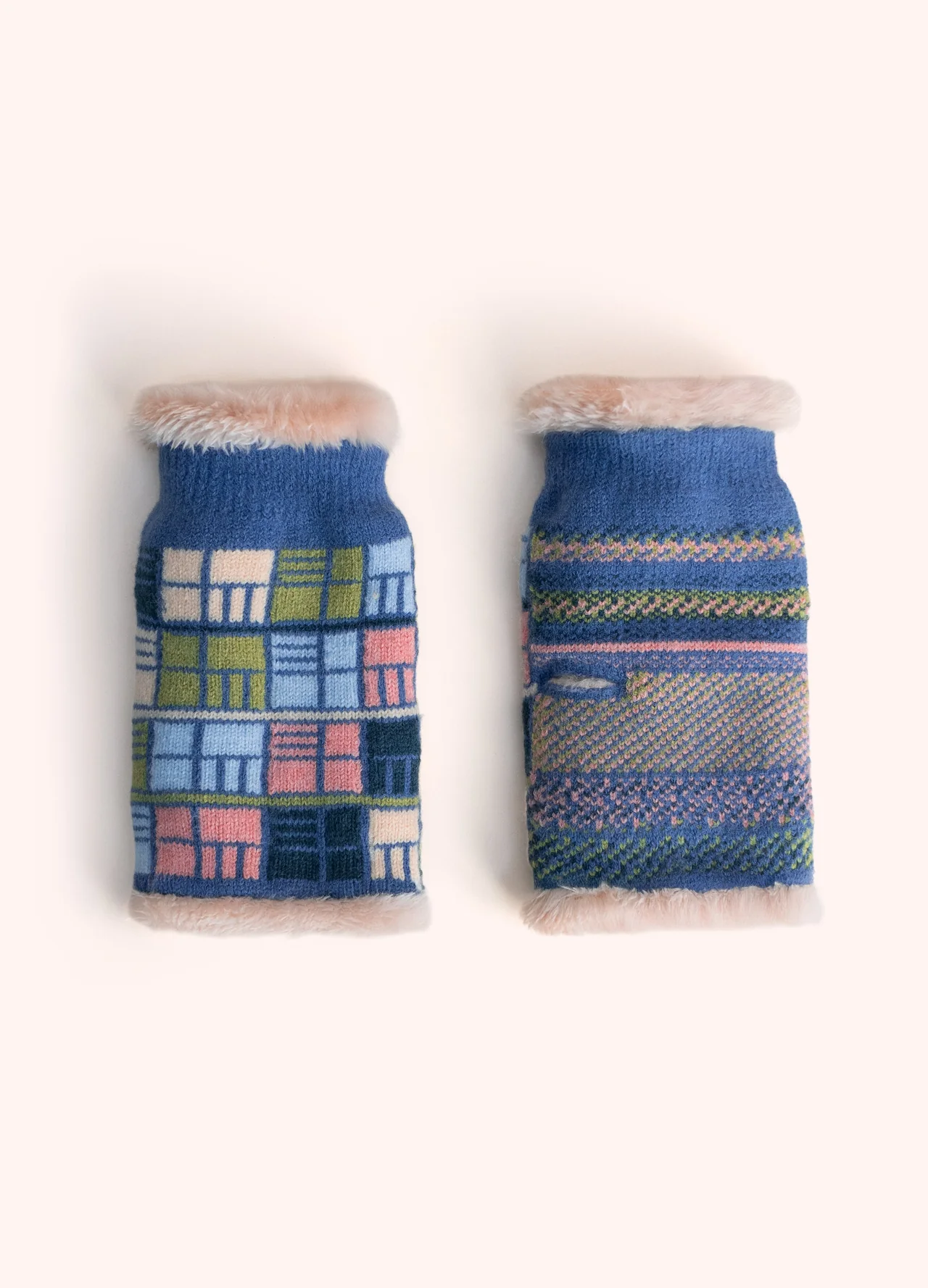 Powder Dani Wrist Warmers Denim Mix - Image 2