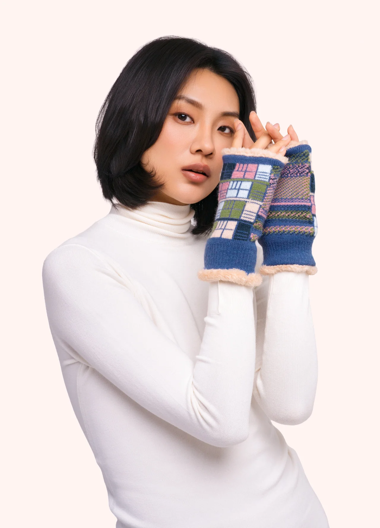 Powder at Gifted Boston Spa - Dani Wrist Warmers Denim