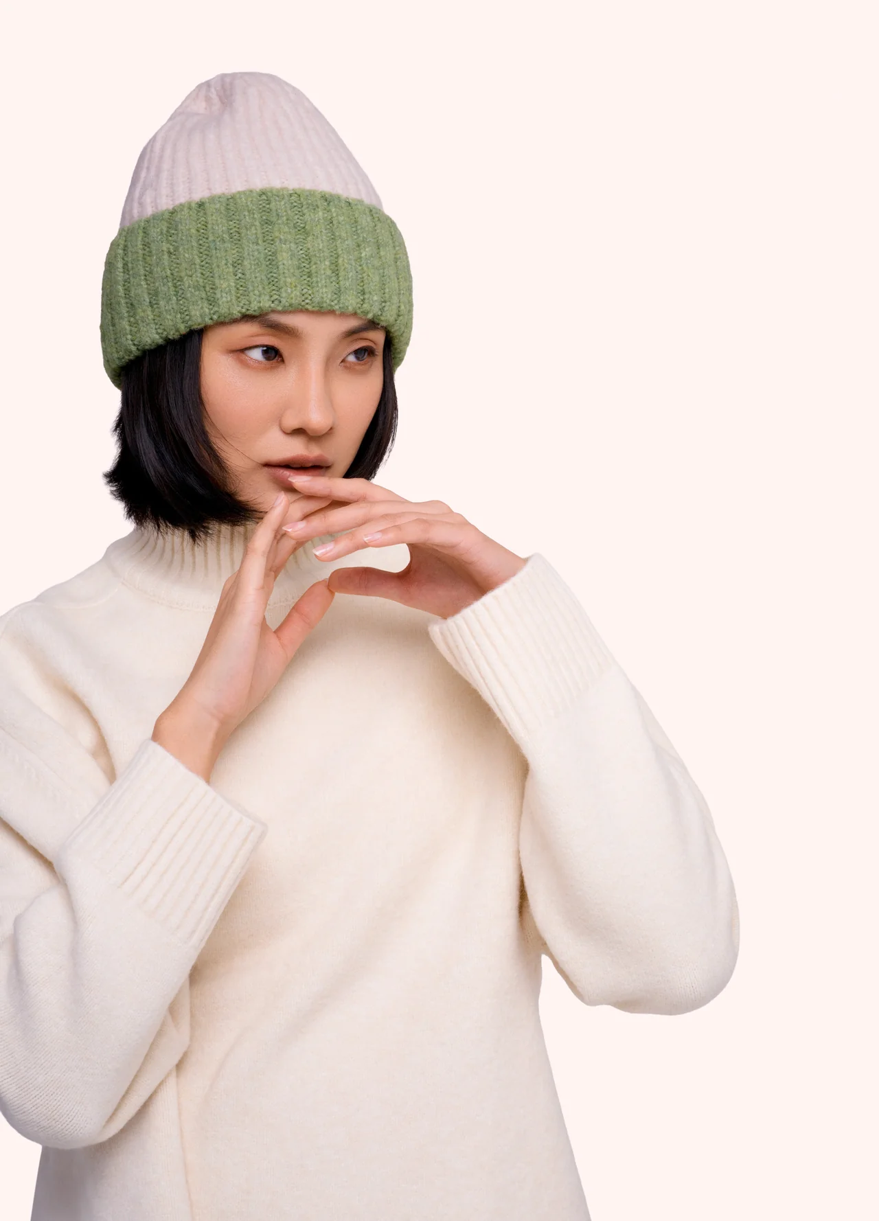 Powder Emily Beanie Cream - Image 2