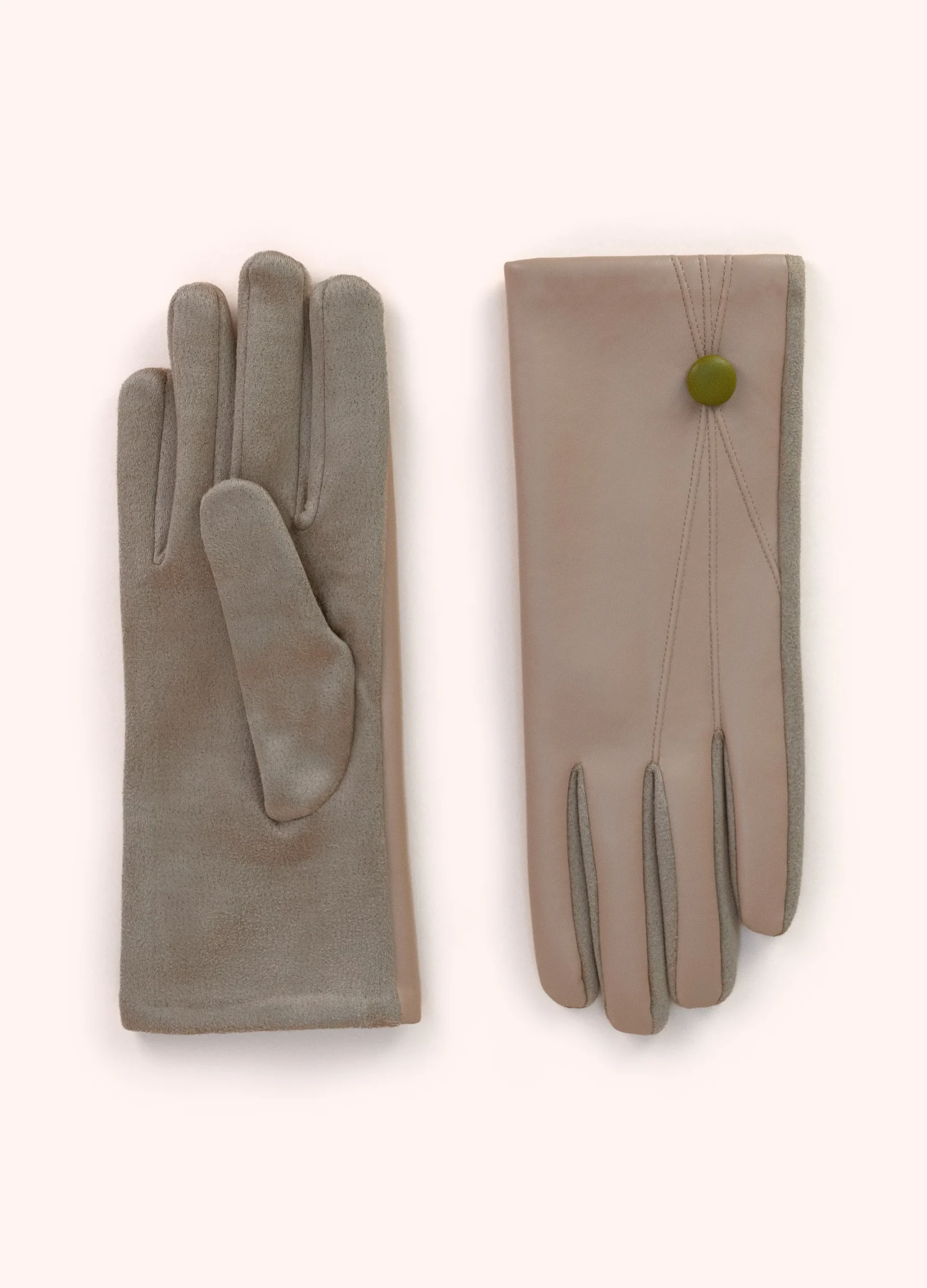 Powder Emma Gloves in Cream - Image 2