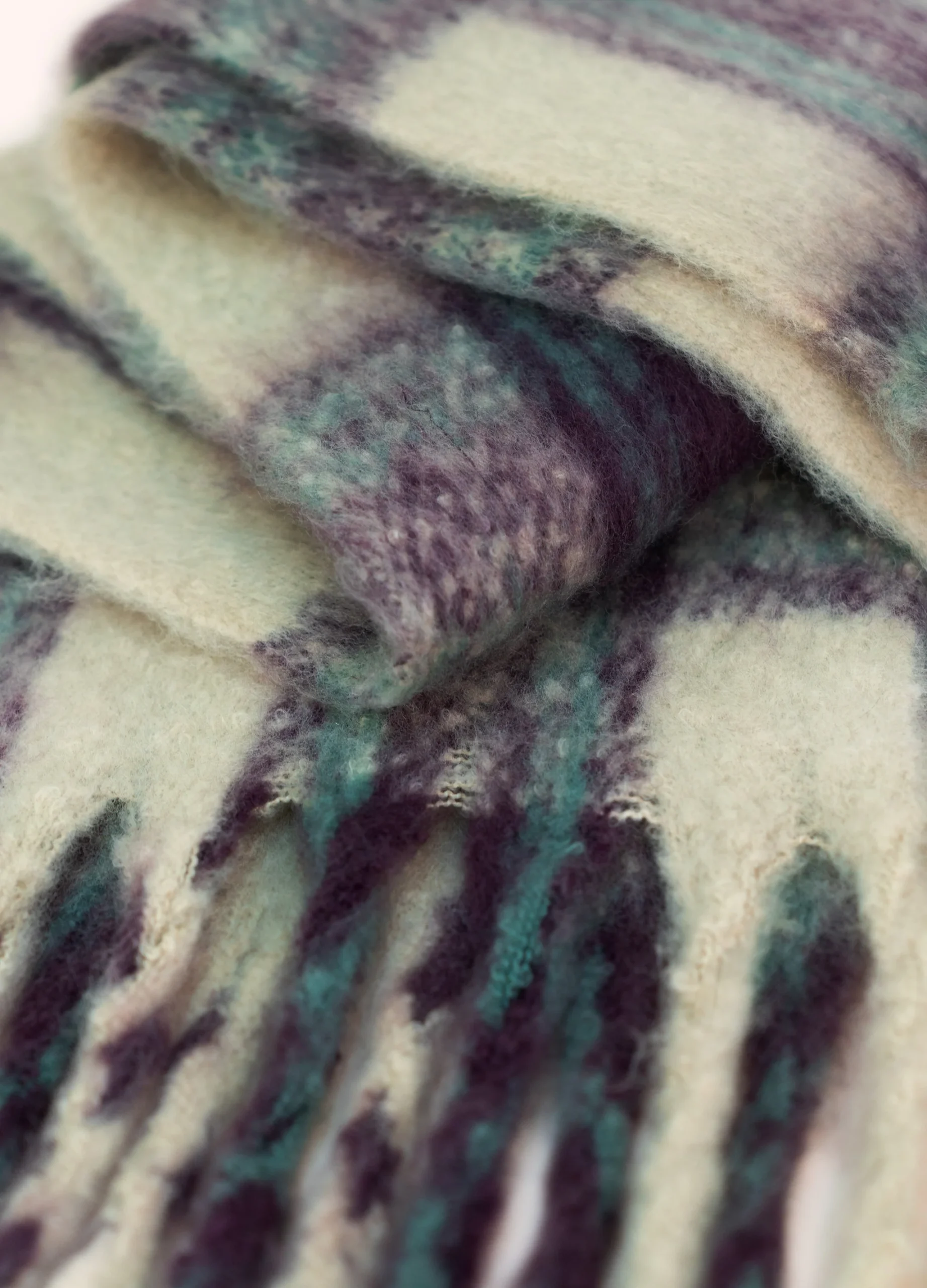 Powder Flora Cosy Scarf Damson - Image 2