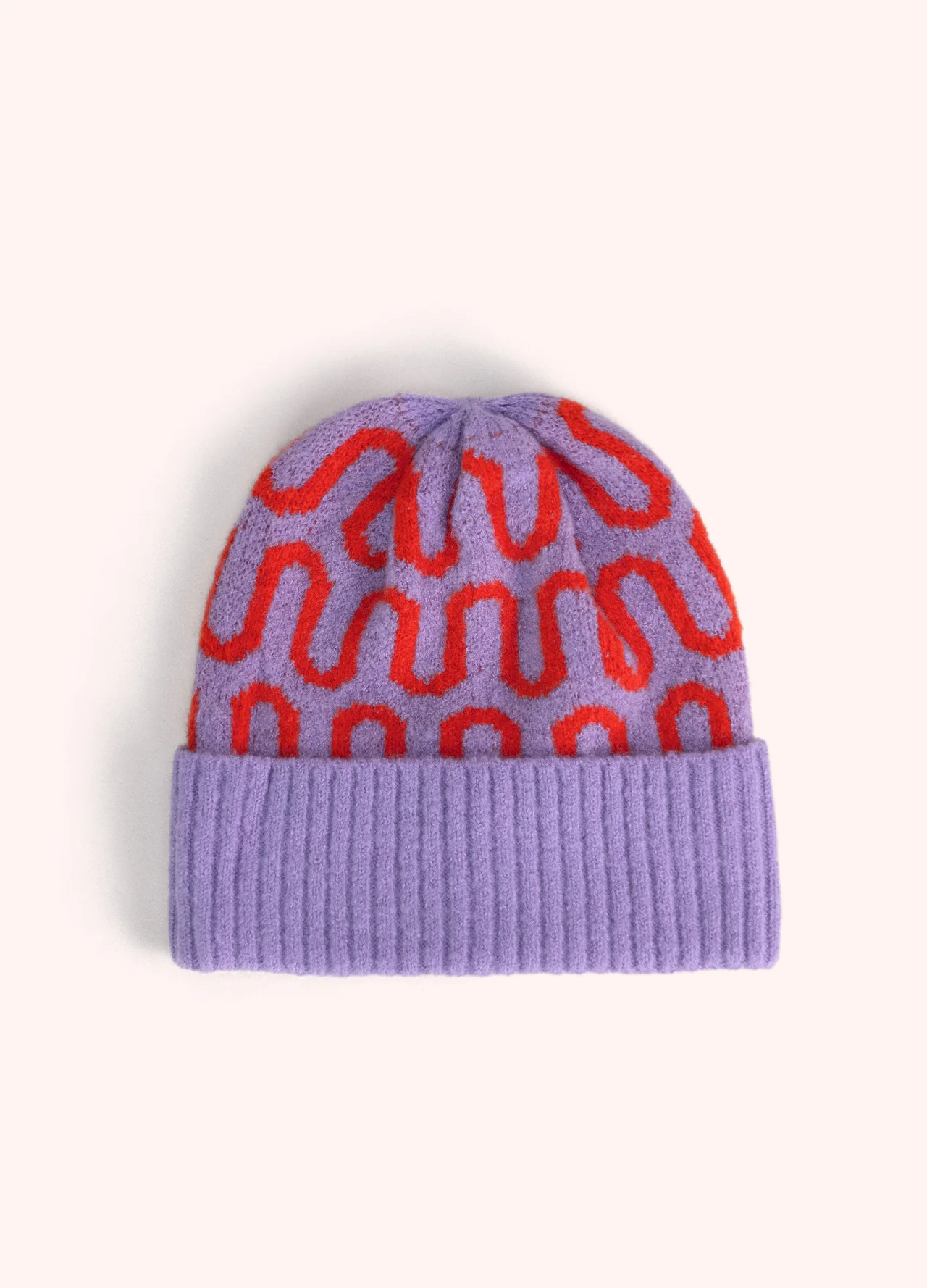Powder Luna Beanie Lilac Orange