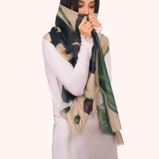 Powder at Gifted Boston Spa - Midnight Orchid Wool Mix Scarf