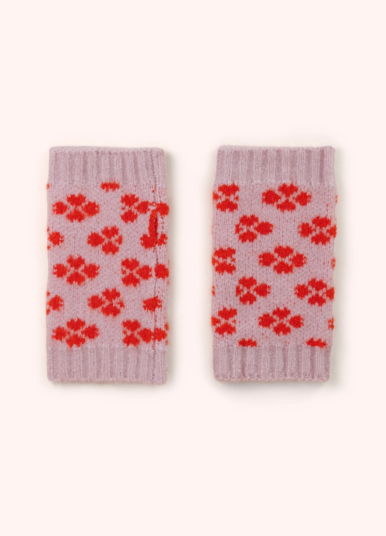 Powder Roxy Wrist Warmers Rose and Tangerine Mix - Image 2