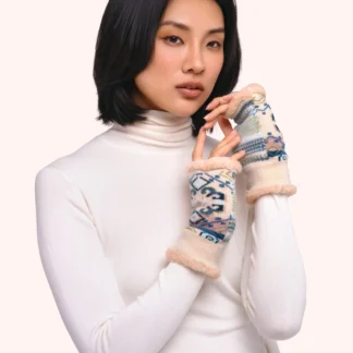 Powder Scandy Cosy Wrist Warmers Cream