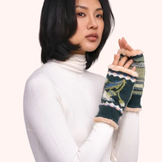 Powder at Gifted Boston Spa - Thistle Wrist Warmers Navy Mix