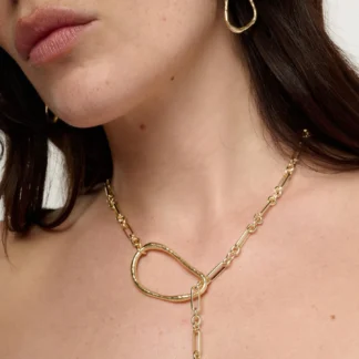 Tutti & Co Birch Necklace Gold NE846G