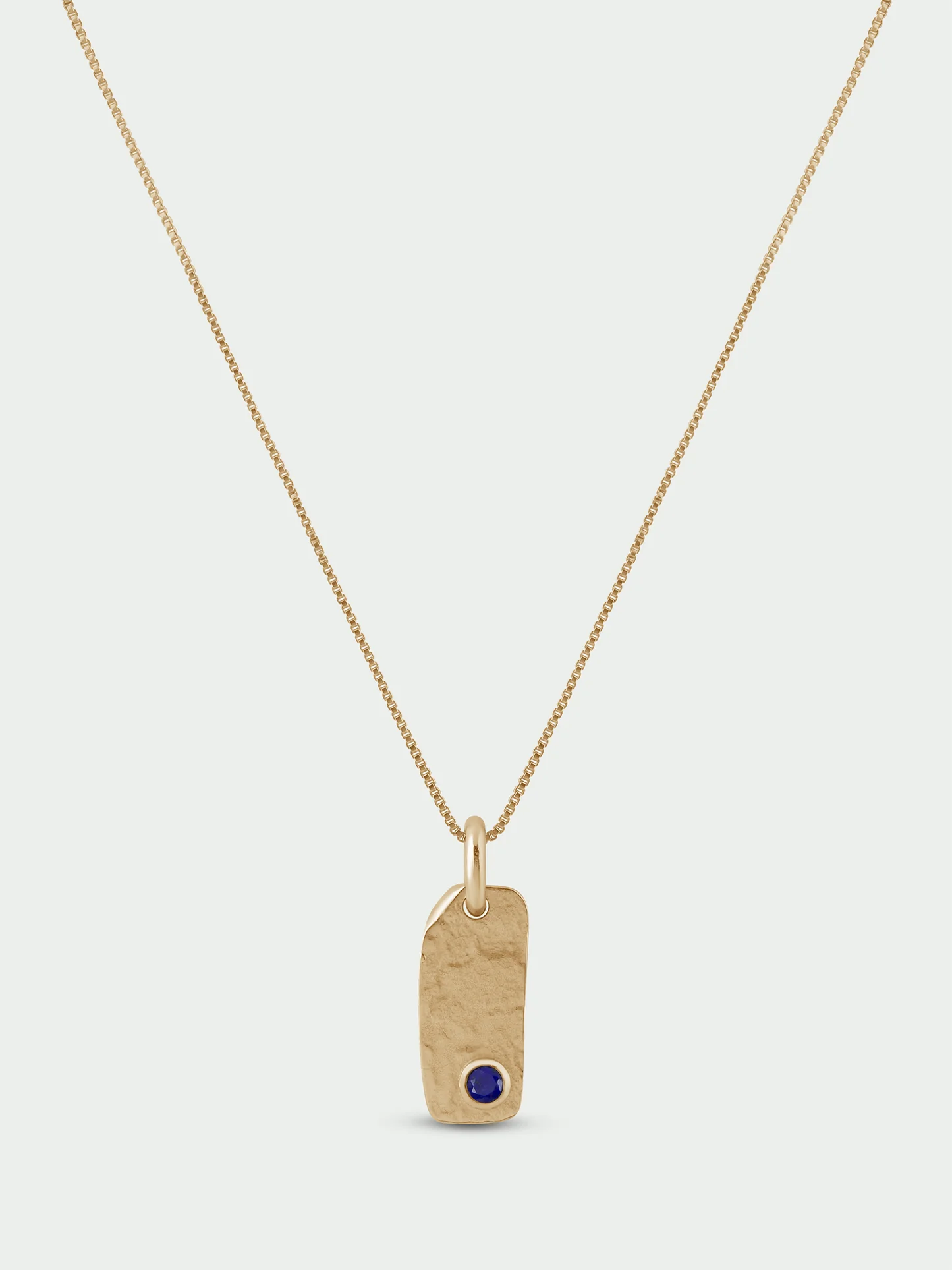Tutti & Co Birthstone SEPTEMBER Lapis Necklace Gold NE870G