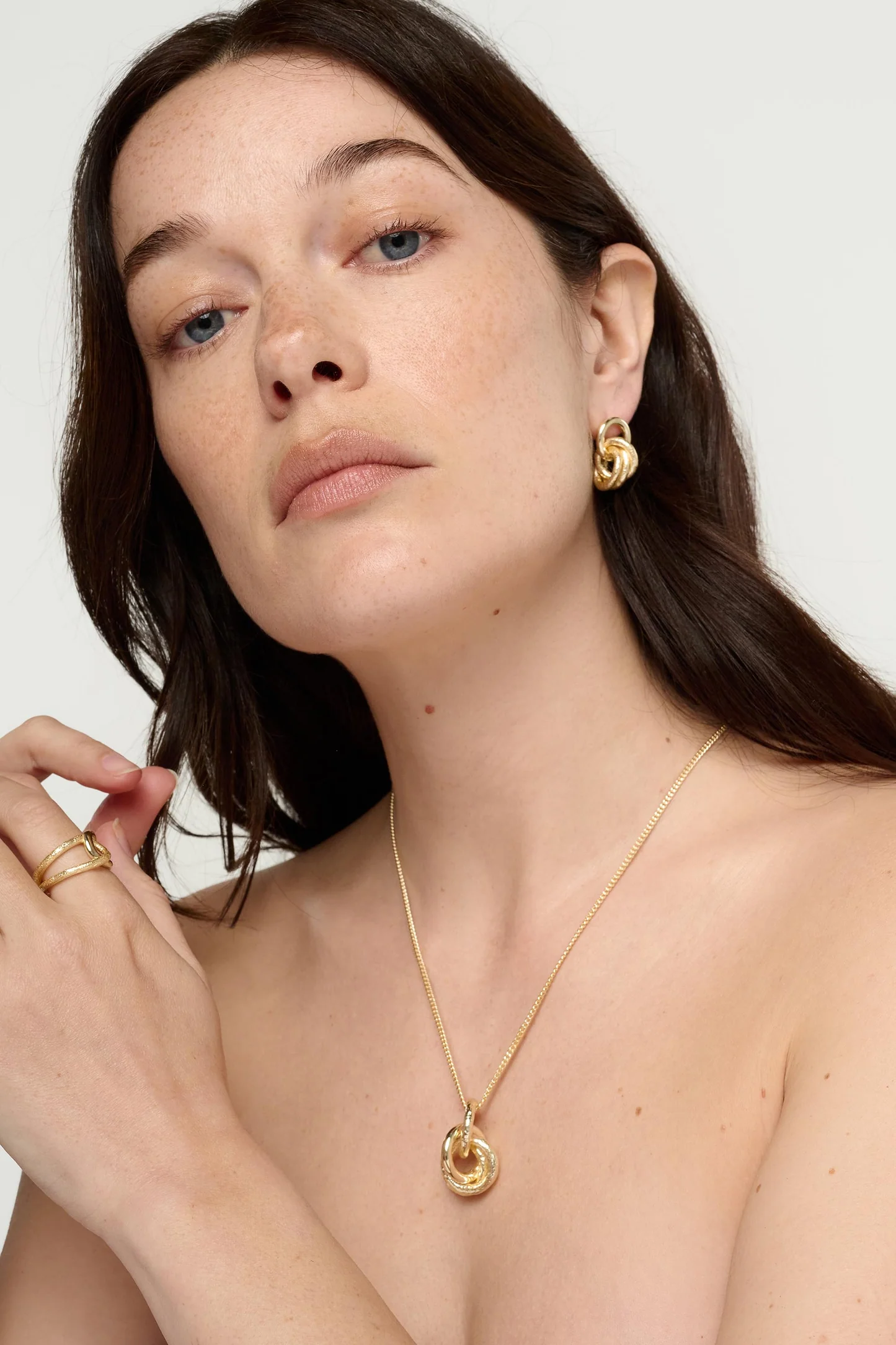 Tutti at Gifted Boston Spa - Fallow Earrings Gold EA812G