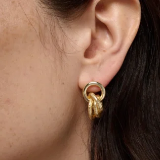 Tutti & Co Fallow Earrings Gold EA812G