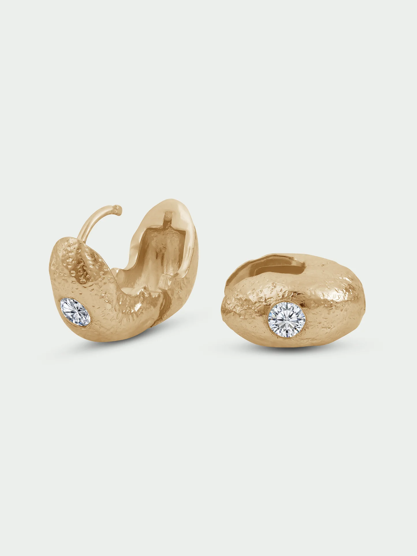 Tutti & Co Flow Earrings Gold EA802G - Image 2