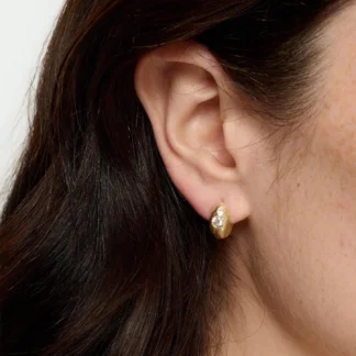 Tutti at Gifted Boston Spa - Flow Earrings Gold EA802G