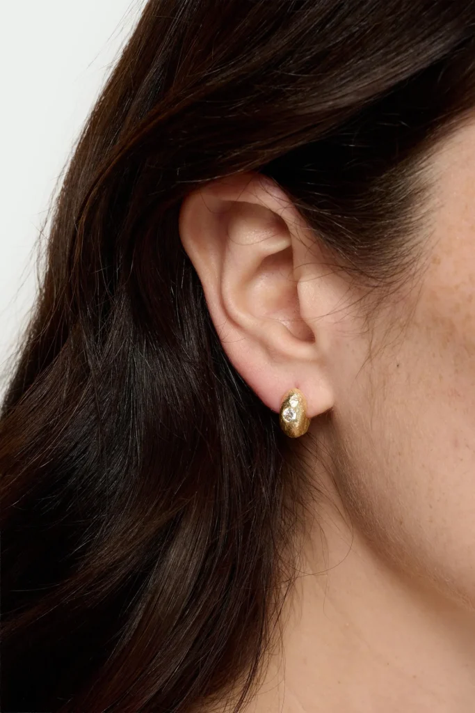 Tutti at Gifted Boston Spa - Flow Earrings Gold EA802G