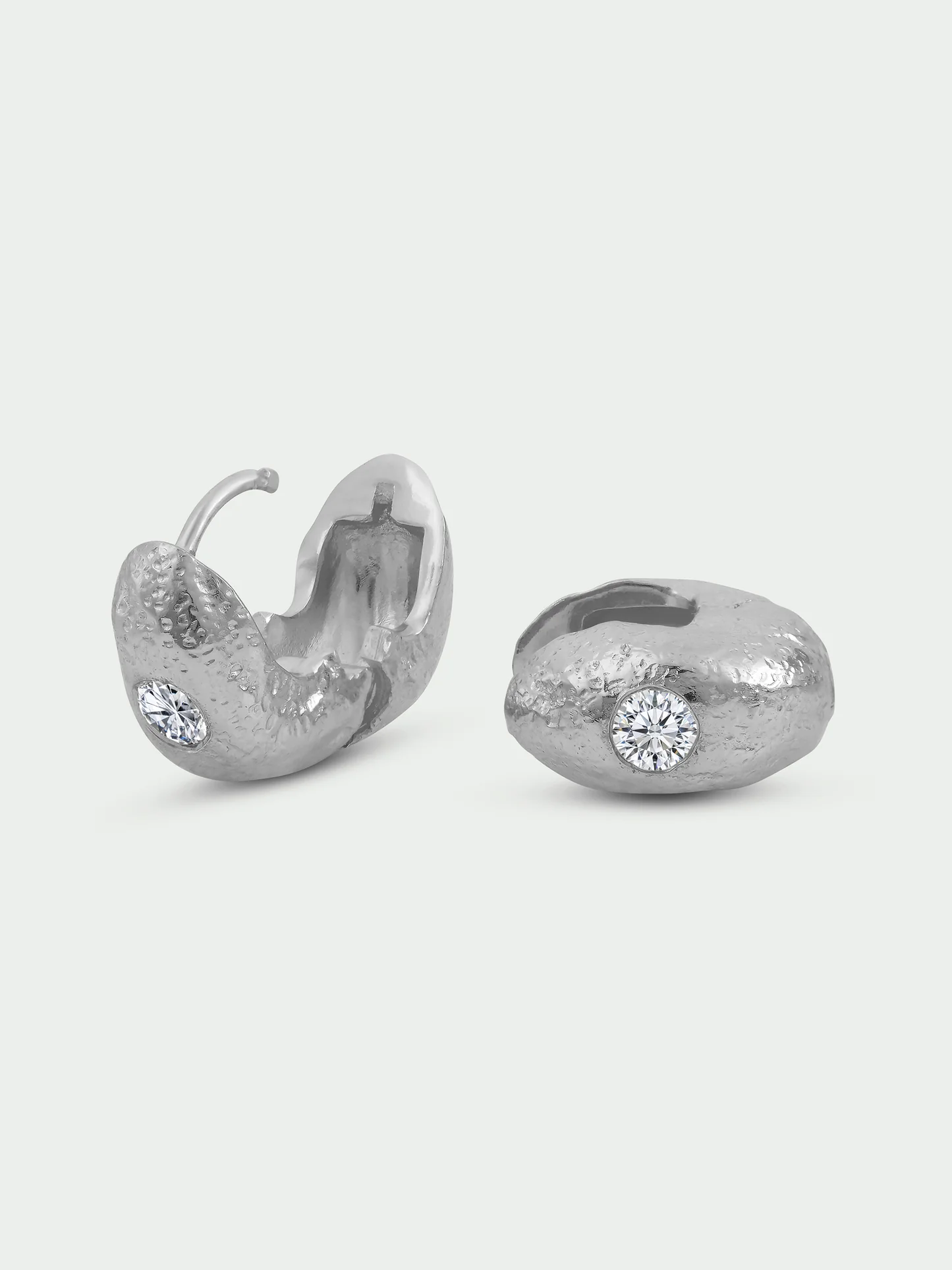 Tutti & Co Flow Earrings Silver EA802S - Image 3