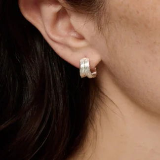 Tutti at Gifted Boston Spa - Fold Earrings Silver EA787S