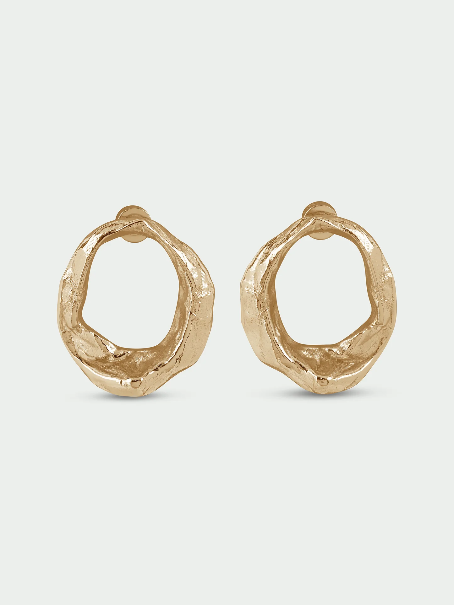 Tutti & Co Forge Earrings Gold EA788G - Image 2