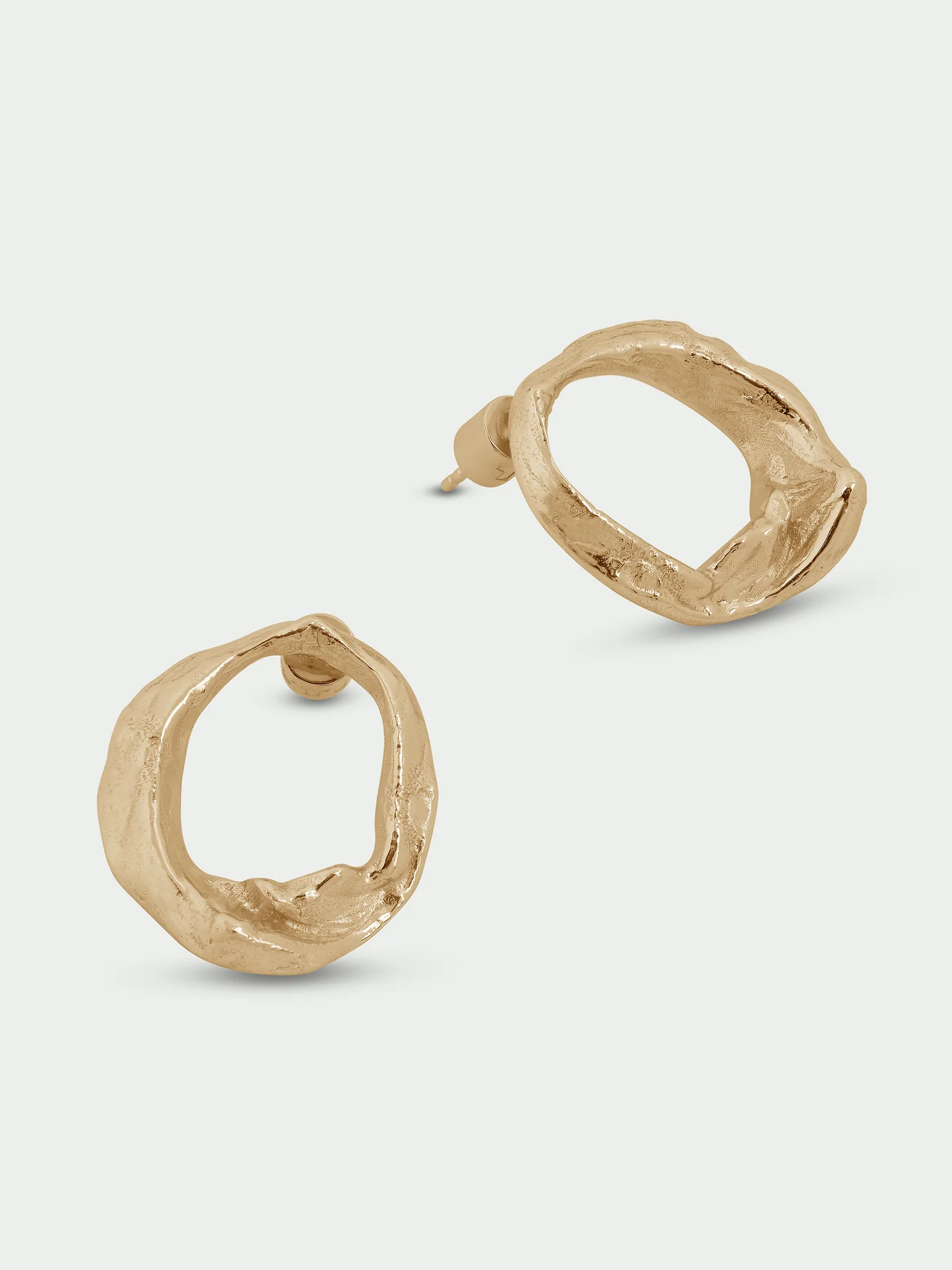 Tutti & Co Forge Earrings Gold EA788G - Image 5