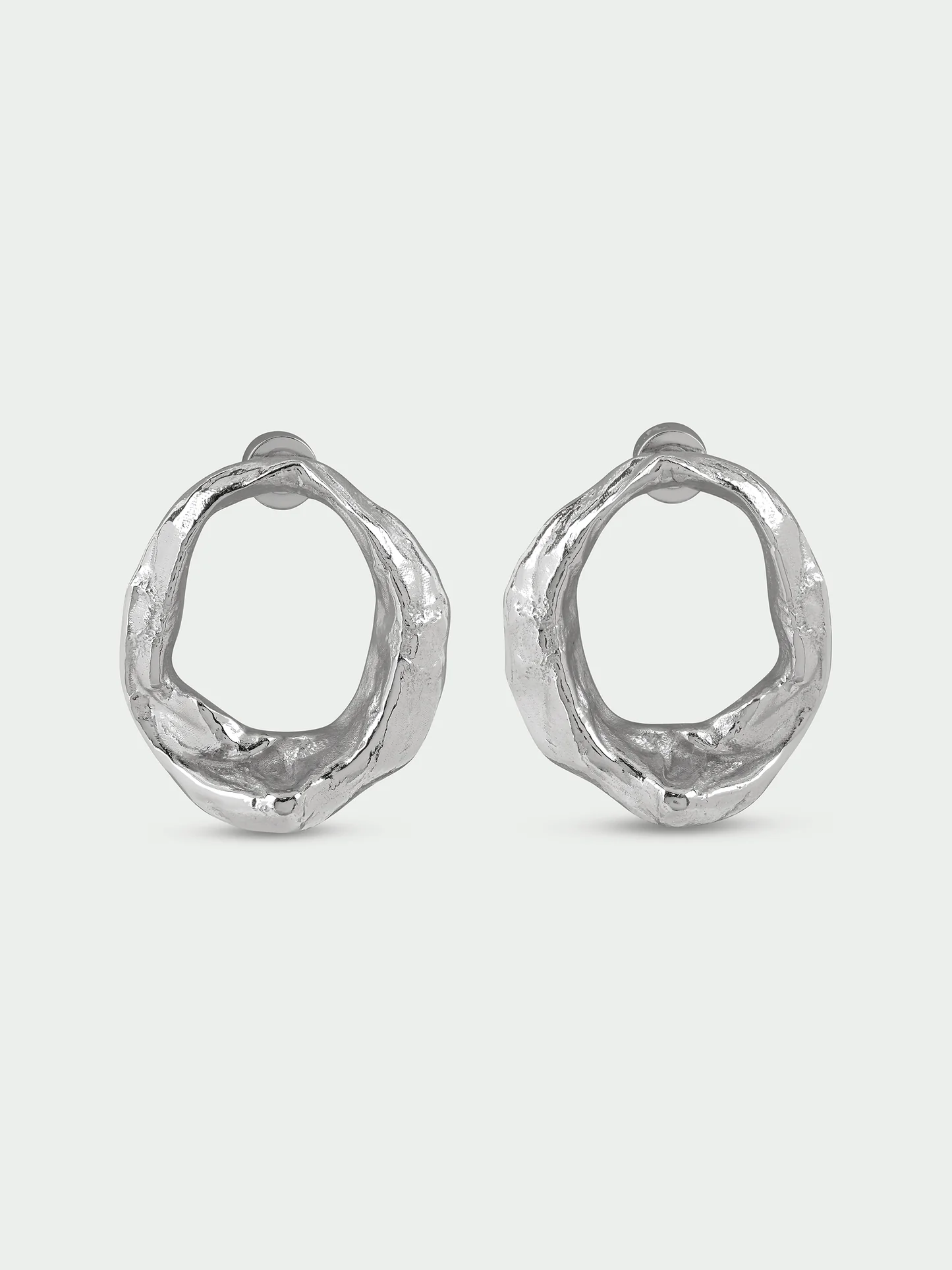 Tutti & Co Forge Earrings Silver EA788S - Image 4