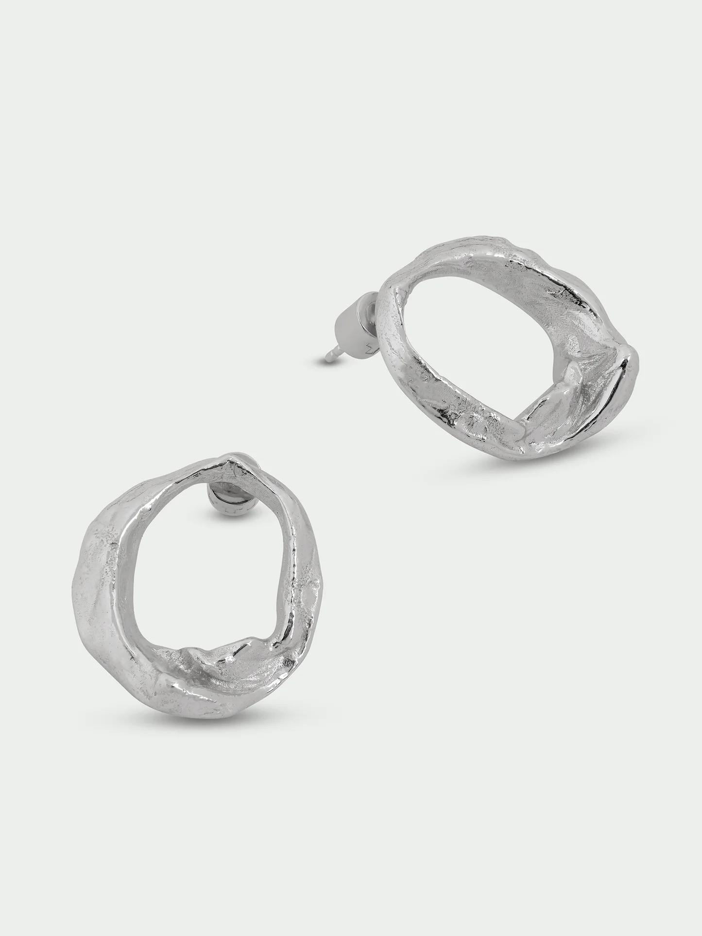Tutti & Co Forge Earrings Silver EA788S - Image 5