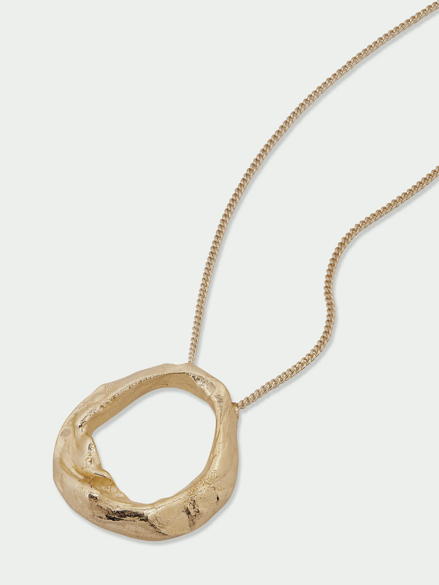 Tutti & Co Forge Necklace Gold NE824G - Image 5