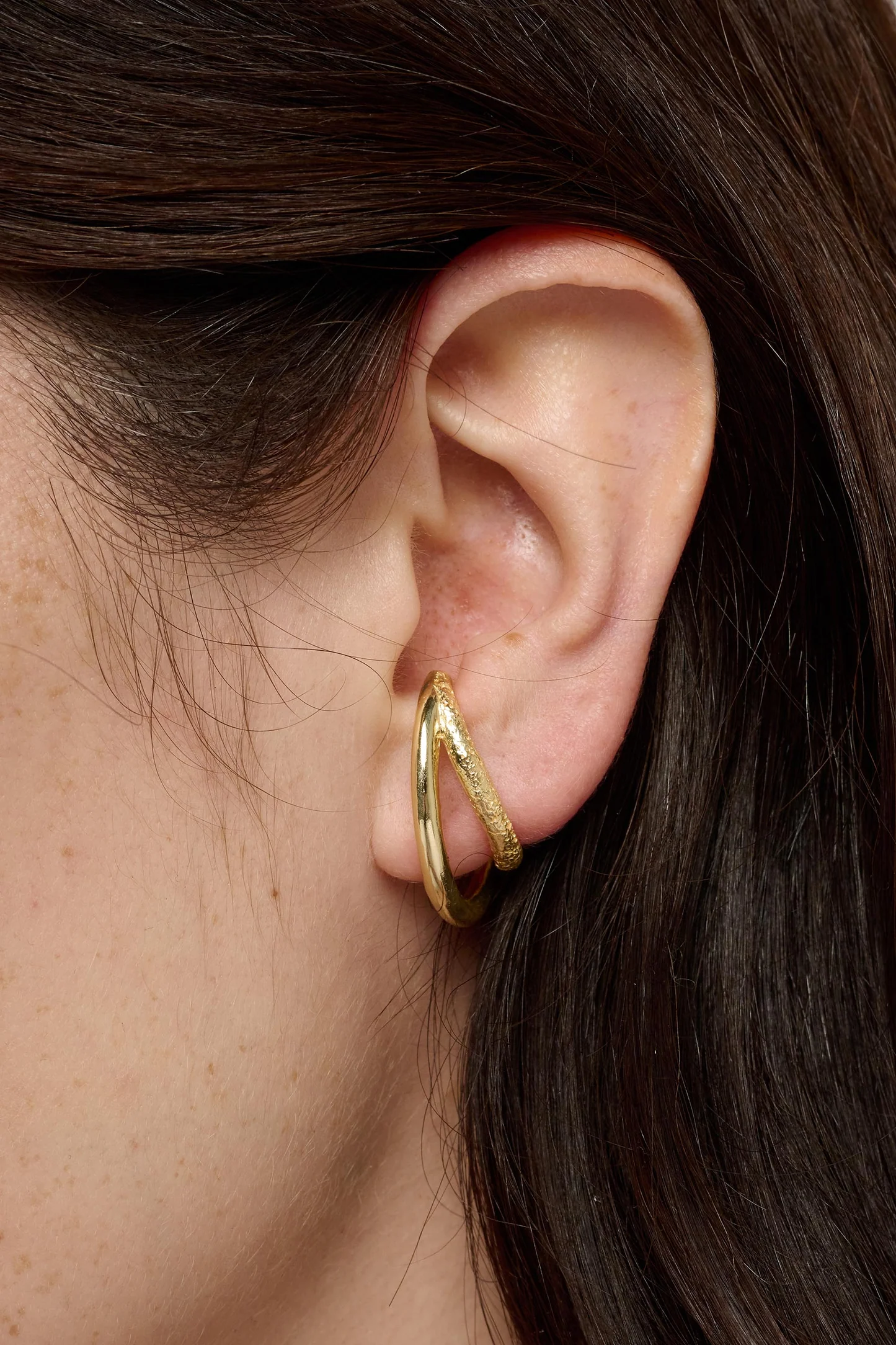 Tutti at Gifted Boston Spa - Frame Earrings Gold EA793G