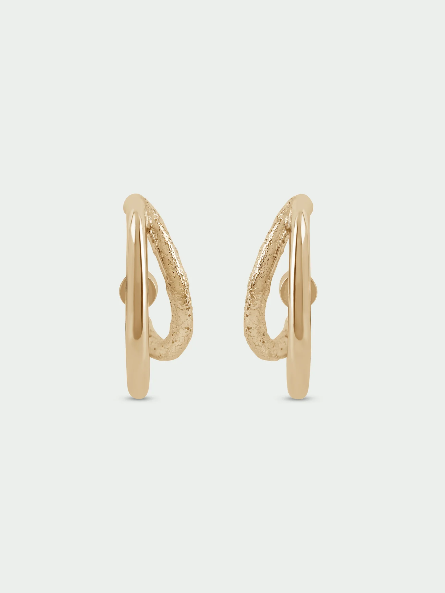 Tutti & Co Frame Earrings Gold EA793G - Image 3