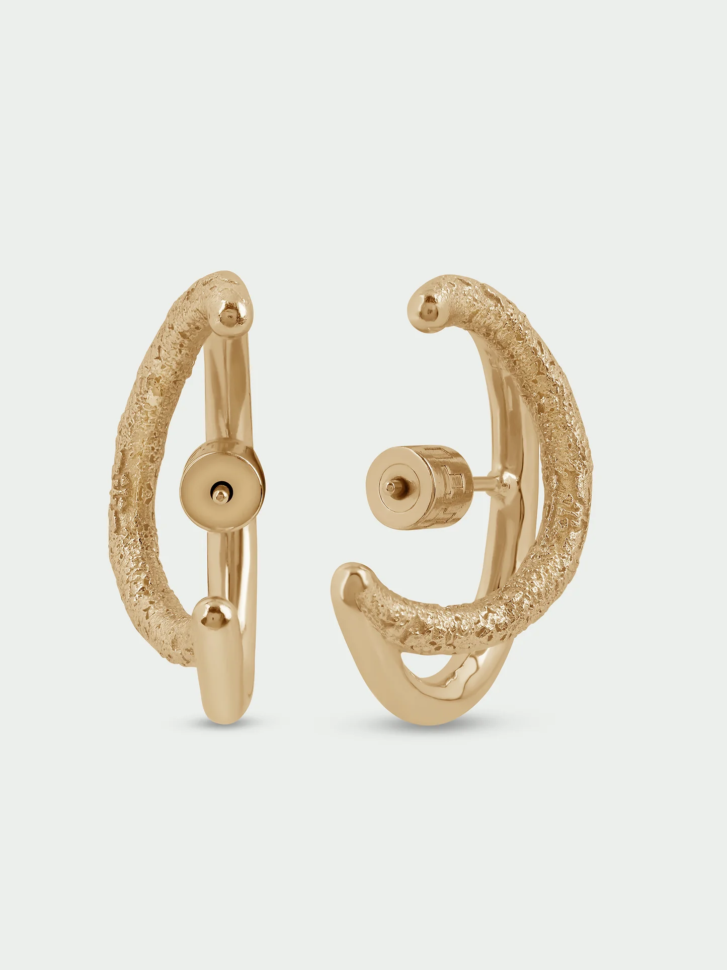 Tutti & Co Frame Earrings Gold EA793G - Image 4