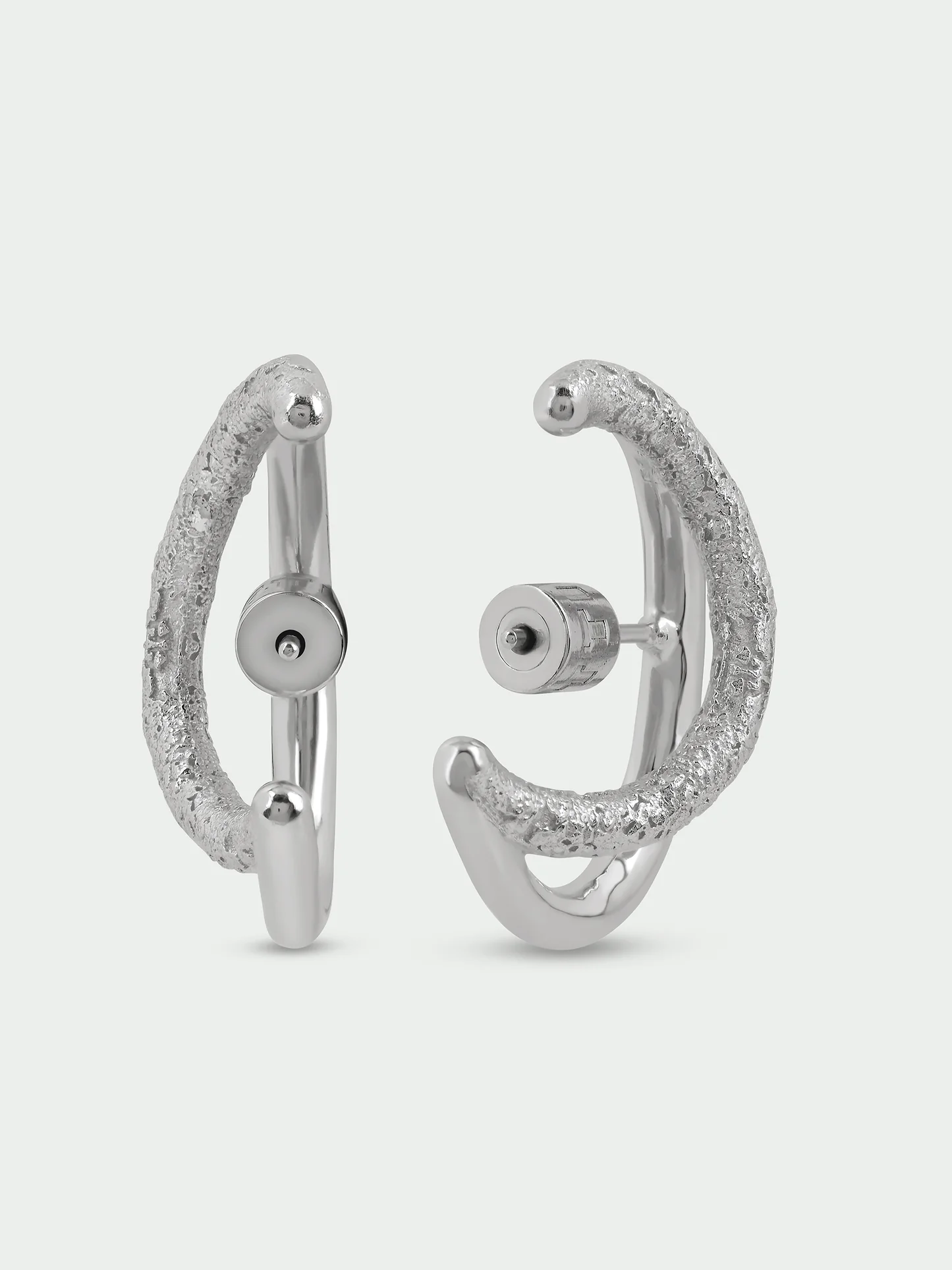 Tutti & Co Frame Earrings Silver EA793S - Image 3