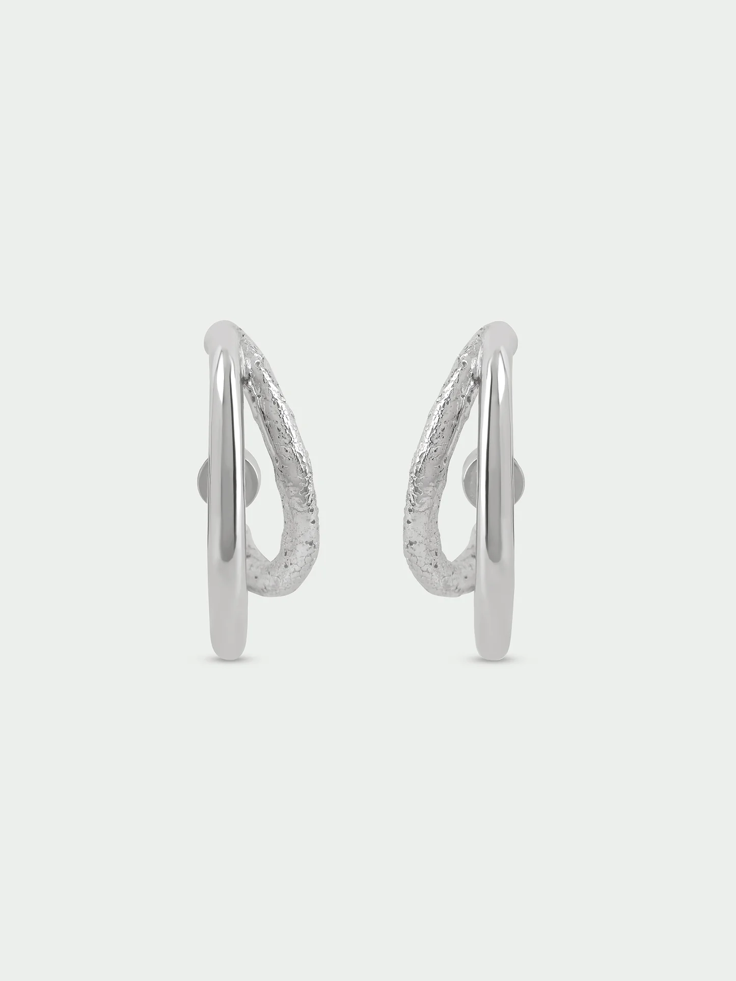 Tutti & Co Frame Earrings Silver EA793S - Image 4